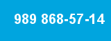 989 868-57-14